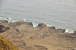 vista panorâmica da costa foto