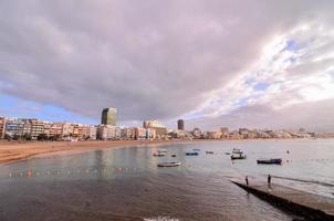 vista panorâmica da praia verão foto