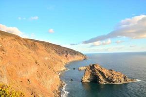 vista panorâmica da costa foto