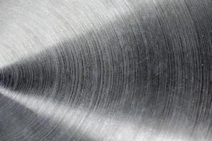 escovado, textura de metal circular - plano de fundo foto