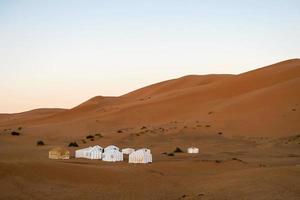 vista panorâmica do deserto em marrocos foto