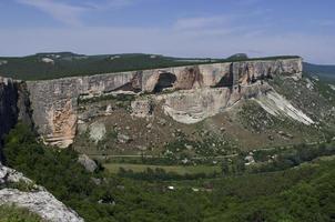 canyon view kacha, a vista da montanha, crimeia foto