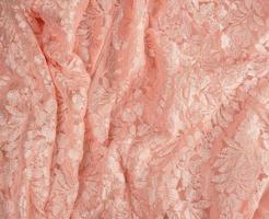 fragmento de guipure rosa, quadro completo foto