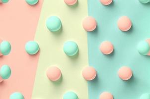 fundo de design gráfico de estilo polkadot de cor pastel. foto