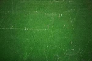 conselho escolar verde com arranhões e arranhões. foto