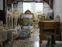 marrocos fes loja de casamento em medina foto