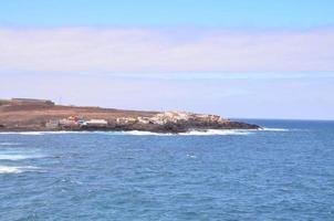 vista panorâmica da costa foto
