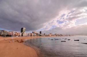 vista panorâmica da praia foto