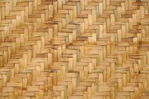 fundo de tecelagem de bambu de artesanato de detalhe. textura de vime. foto