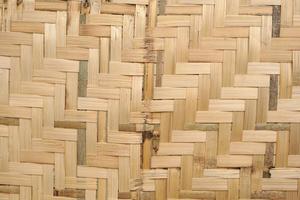 textura de rattan, fundo de textura de tecelagem de bambu de artesanato de detalhe. foto