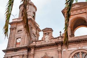 bela vista da catedral santa ana vegueta em las palmas foto