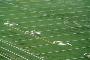 detalhe do campo de lacrosse de futebol americano foto