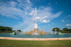 fonte de buckingham em grant park, chicago, eua foto