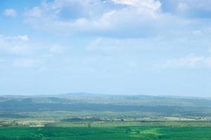 áreas florestais e agrícolas na Tailândia foto