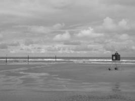 ilha norderney no mar do norte foto