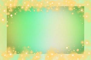 fundo gradiente colorido com moldura colorida e bokeh ou decoração de luz de glitter laranja. fundo de design de cartão colorido. fundo decorativo colorido. foto