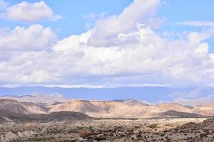 vista panorâmica da paisagem do deserto foto