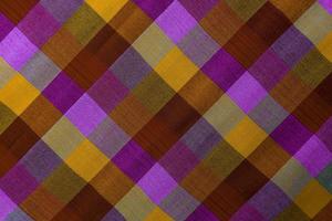 moda de fundo de padrão de tecido quadrado colorido foto