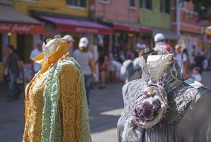 máscara de carnaval de veneza foto