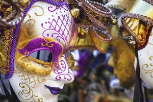 máscara de carnaval de veneza foto