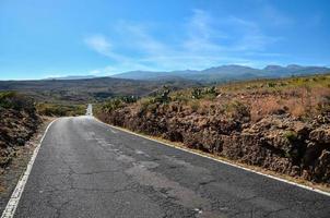 vista panorâmica da estrada foto