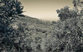 vista da montanha da mesa na cidade do cabo para claremont. foto