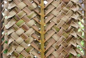 fundo de textura de bambu tecido foto