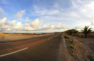 vista panorâmica da estrada foto