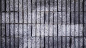 blocos de concreto no exterior da parede foto