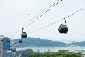 teleférico em cingapura foto