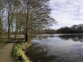 pequeno lago dentro Alemanha foto