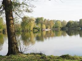 pequeno lago na Vestfália foto