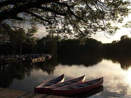 pequeno lago dentro Alemanha foto