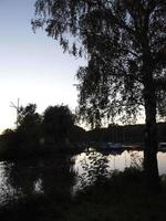 pequeno lago na Vestfália foto