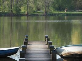 pequeno lago na Vestfália foto