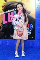 los angeles 2 de fevereiro - brooklynn prince no lego movie 2 - a segunda parte estréia no teatro da vila em 2 de fevereiro de 2019 em westwood, ca foto