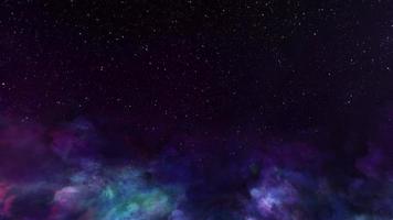 noite bonito cor espaço e Estrela fundo foto