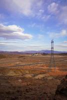 eletricidade dentro a deserto foto