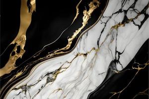 elegante preto, branco, e ouro mármore fundo textura para usar dentro Projeto projetos foto