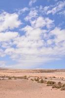 vista panorâmica do deserto foto