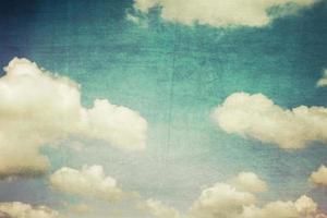 nuvens e céu vintage com espaço para texto foto