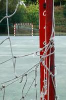 equipamento esportivo antigo abandonado futebol de rua foto