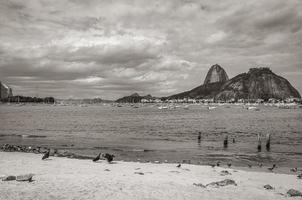 pão de Açucar montanha e botafogo de praia rio de janeiro brasil. foto
