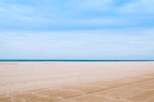 mar e areia às natureza panorama samila-songkhla tailândia, para fundo foto