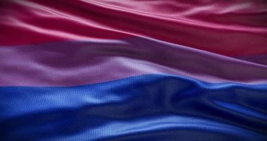 bissexual símbolo fundo. bandeira 3d ilustração foto