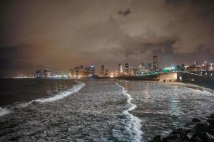 Visão do a noite tel aviv foto