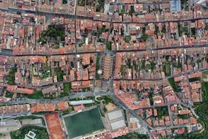 aéreo Visão do esparraguera, baix llobregat, Catalunha foto