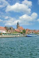 Cidade do alertar mueritz, lago Mueritz, Mecklenburg lago distrito, alemanha foto