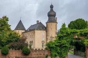 castelo e Vila do gema dentro Westfália foto