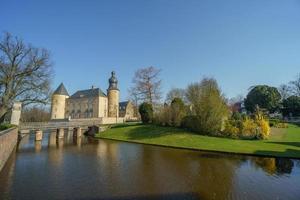 o castelo de gemen em westphalia foto